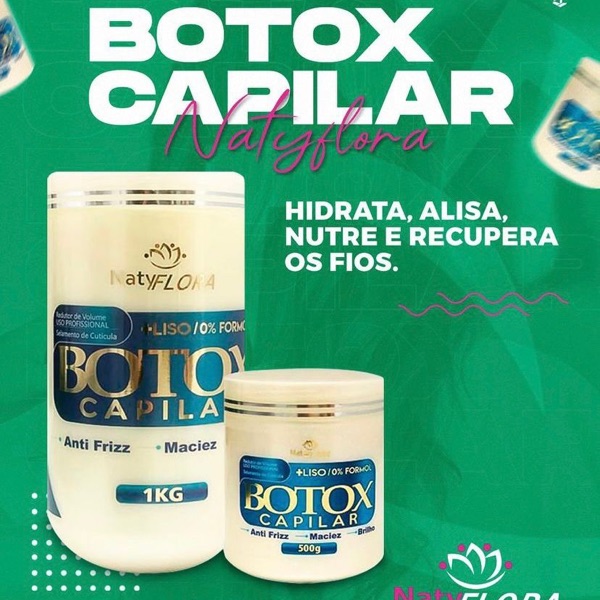 Botox Formol G Naty Flora Beleza E Natureza Cosm Ticos