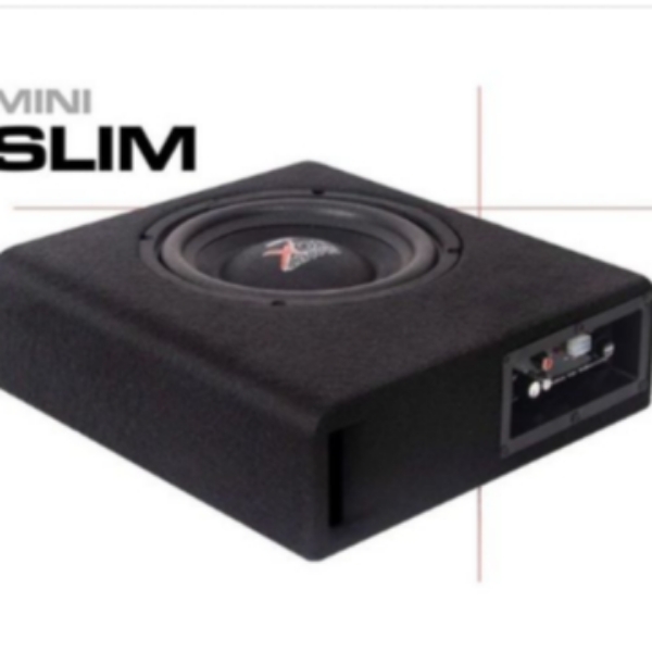 CAIXA AMPLIFICADA SUB 120 WRMS 8" BOOG [ MINI SLIM ] SMART BOX - IG ...