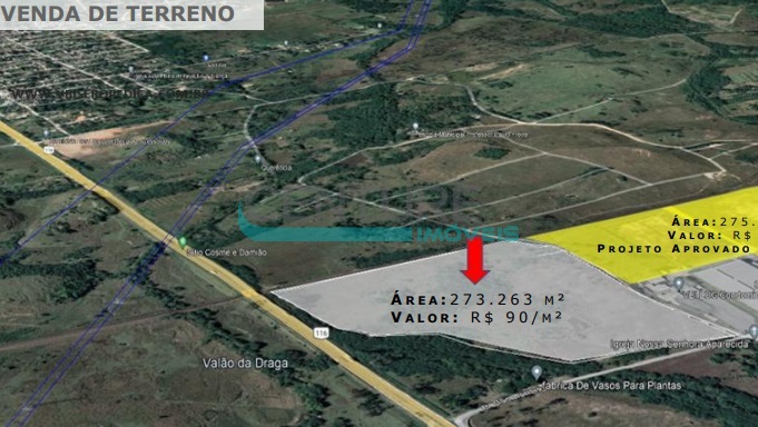 Terreno de 273.263m² à venda em Seropédica