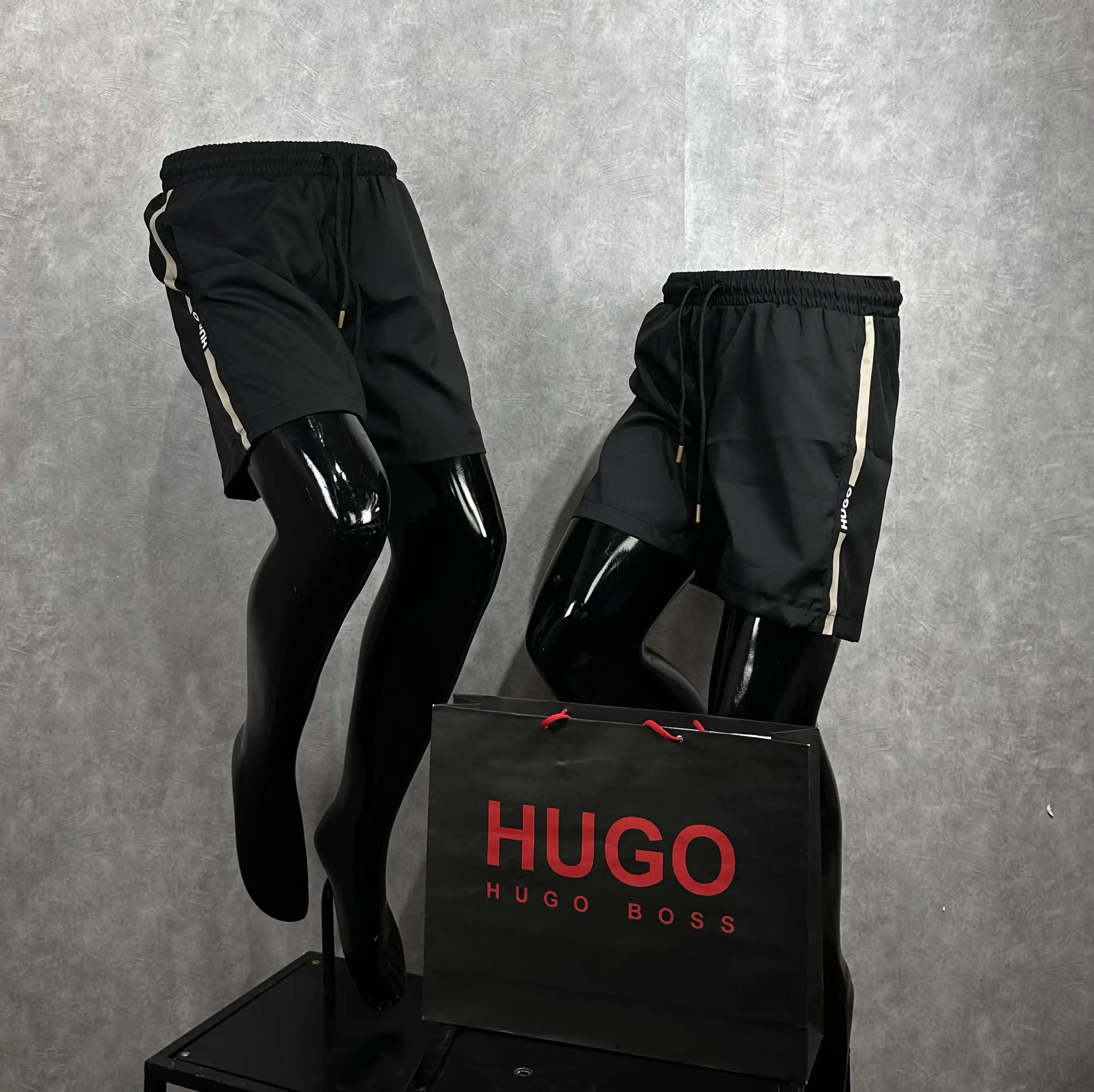 Bermuda Femme Hugo Boss Tathea - Laine Et Soie Bleu à Carreaux, Taille US 4